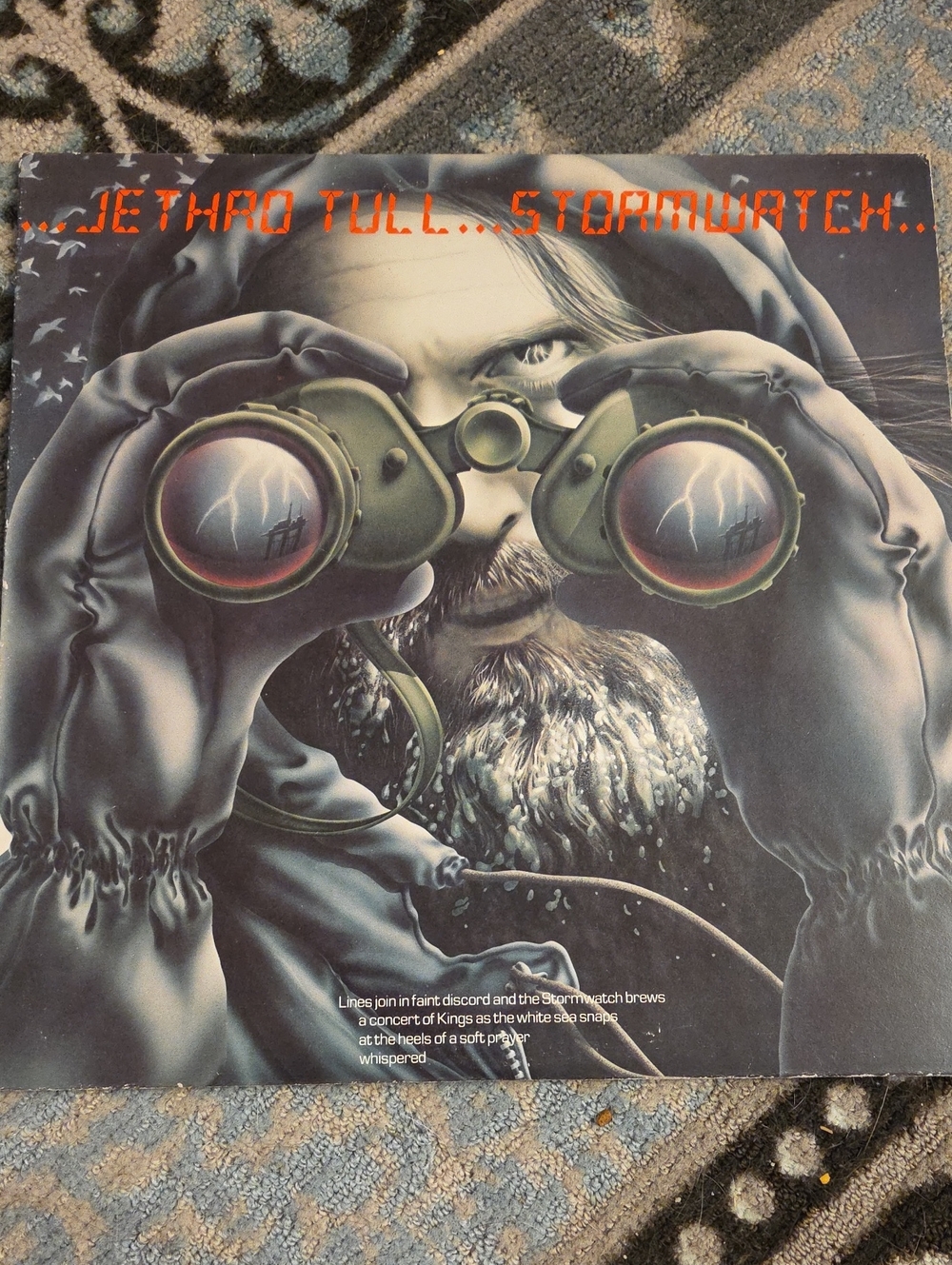 LAST CHANCE Vintage LP EUC Jethro Tull Stormwatch Album